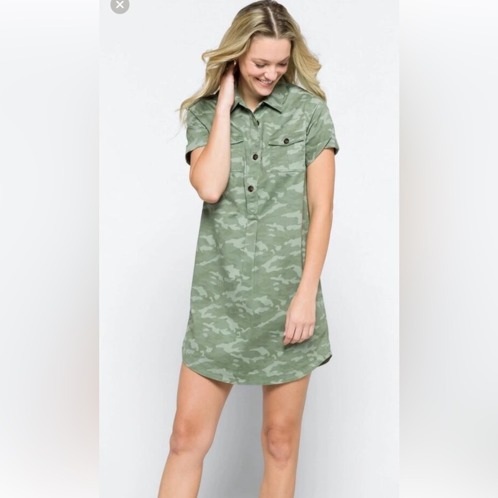 Vineyard Vines Tonal Camo Margo Shirt
Dress Women's Size 4 NWT Green
